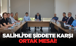 Salihli’de Kadına Şiddet ve Çocuk Koruma Toplantısı Yapıldı