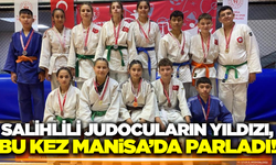 Salihli'nin yıldız judocuları madalyaları topladı!