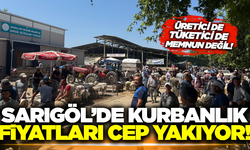 Sarıgöl Hayvan Pazarı'nda Kurbanlık fiyatları cep yakıyor!