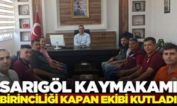 Sarıgöl orman işletme şefliği ekibi zirvede