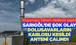 Sarıgöl'de dolusavarlara sabotaj tespiti