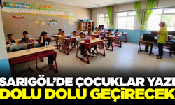 Sarıgöl'de öğrenciler için yaz kursları başlıyor