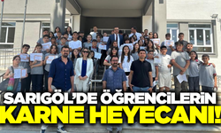Sarıgöl'de karne heyecanı!