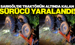 Sarıgöl'de traktör devrildi: 1 yaralı