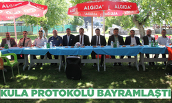 Kula'da protokol üyeleri bir araya geldi