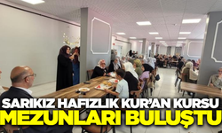 Sarıkız Hafızlık Kur’an Kursu mezunları bir araya geldi