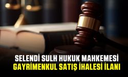 Selendi Sulh Hukuk Mahkemesi Gayrimenkul Satış İlanı
