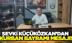 Esnaf ve Sanatkarlar Odası Başkan Adayı Küçüközkan'dan Kurban Bayramı mesajı!
