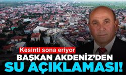 Tahsin Akdeniz duyurdu: Sarıgöl'de su kesintisi sona eriyor