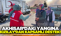 Türk Kızılay, Akhisar yangın bölgesinde seferber oldu
