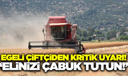 Egeli çiftçiden hayvan üreticilerine kritik uyarı!