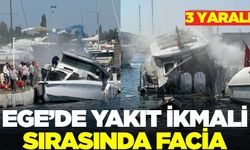 Ege'de marinada patlama: 3 kişi yaralandı