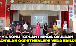 Aydın'da okuldan ayrılan öğretmenlere plaket verildi!