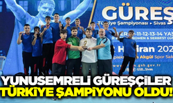 Yunusemreli güreşçiler Sivas'ta fırtına gibi esti!