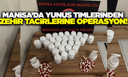 Manisa'da uyuşturucu bulunan otomobildeki 4 şüpheli yakalandı