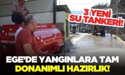 Ege'de yangınlara karşı 3 yeni su tankeri!
