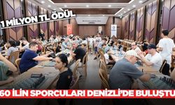 60 ilin sporcuları Denizli'de buluştu