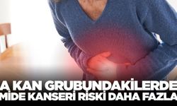 A kan grubunda olanların riski daha fazla