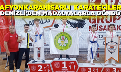 Afyonkarahisarlı karateciler ANALİG müsabakalarından madalyalarla döndü