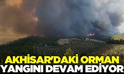 Manisa'da orman yangını günlerdir devam ediyor