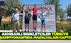 Akhisarlı bisikletçiler Türkiye Şampiyonası'na damga vurdu