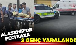 Alaşehir'de feci kaza: 2 yaralı