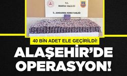 Alaşehir'de 40 bin 892 adet sentetik ecza hapı ele geçirildi