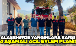 Alaşehir'de orman yangınlarına karşı kapsamlı seferberlik