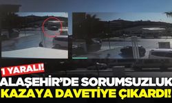 Alaşehir'de trafik kazası: 1 yaralı