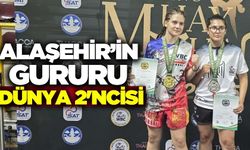 Alaşehir'in gururu Dünya 2'ncisi oldu!