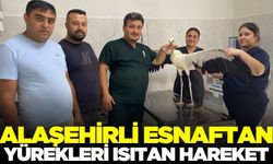 Alaşehir'in kahramanları bir canı kurtardı!