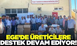 Ege'de onlarca arıcıya fümigasyon cihazı dağıtıldı