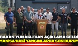 Bakan Yumaklı, Manisa'daki yangınlar hakkında açıklama yaptı