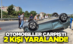 Balıkesir'de iki otomobil çarpıştı: 2 yaralı