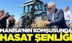 Balıkesir'de nohut hasadı coşkusu
