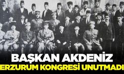 Başkan Tahsin Akdeniz’den Erzurum Kongresi’nin 106. yılı için anlamlı mesaj