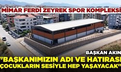 Mimar Ferdi Zeyrek Spor Kompleksi'nde sona yaklaşıldı