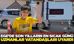Ege'de sıcaklık alarmı!