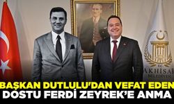 Dostluk Gününde Ferdi Zeyrek'i unutmadı!