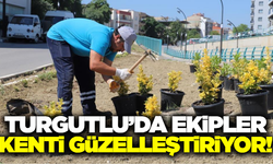 Turgutlu'da ekipler kenti güzelleştiriyor!