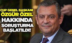Özel hakkında soruşturma başlatıldı