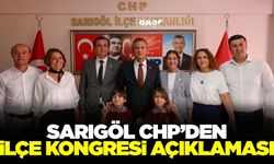 CHP Sarıgöl İlçe Başkanlığı'ndan ilçe kongresine dair açıklama