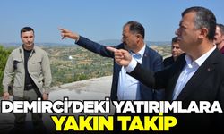 Ege'nin parlayan yıldızı Demirci'de dev yatırımlara yakın takip