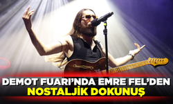 Emre Fel, DEMOT Fuarı'nda nostalji rüzgârı estirdi