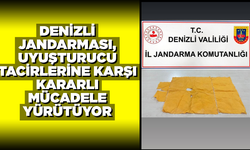 Denizli jandarması, uyuşturucu tacirlerine geçit vermiyor