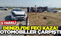 Denizli'de dikkatsizlik kaza getirdi: 5 yaralı