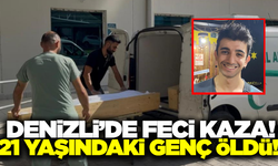 Denizli'de motosiklet ile kamyonet çarpıştı: 1 ölü