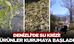 Denizli'de sulama krizi!
