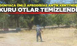 Dünyaca ünlü Afrodisias'ta yangına karşı önlemler artırıldı
