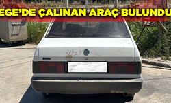 Aydın'da çalınan araç bulundu